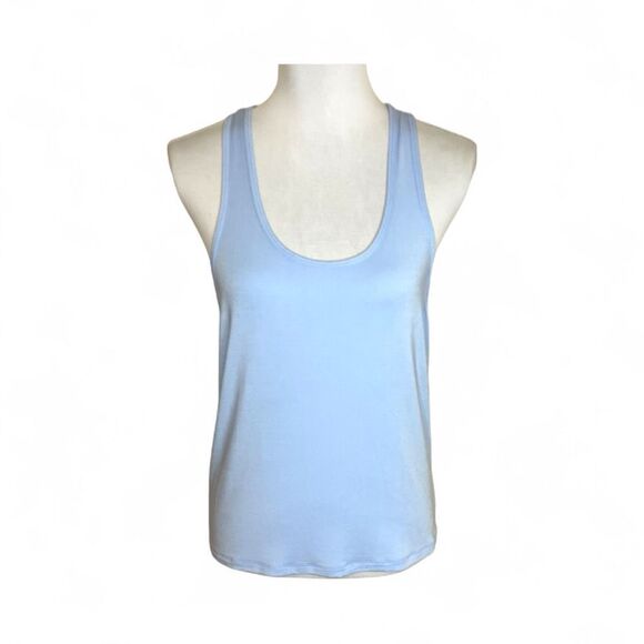 Alo Women’s All Day Tank Seashell Blue Size Medium - Picture 1 of 9